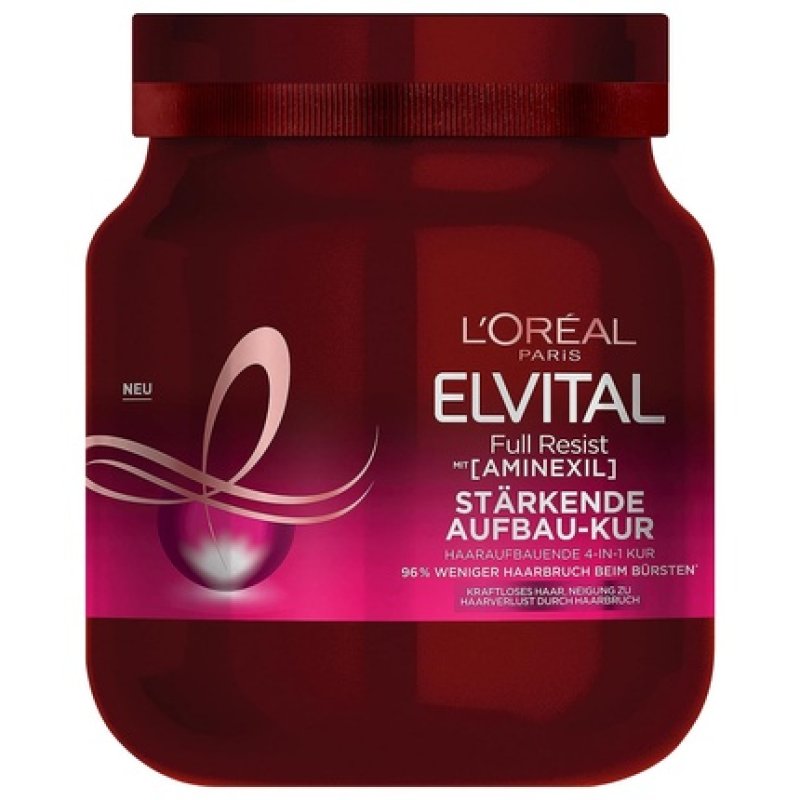 L'Oréal Paris Elvital Hair Treatment for Hair Loss from Breakage Paraben and Silicone Free For Weak Hair With Biotin