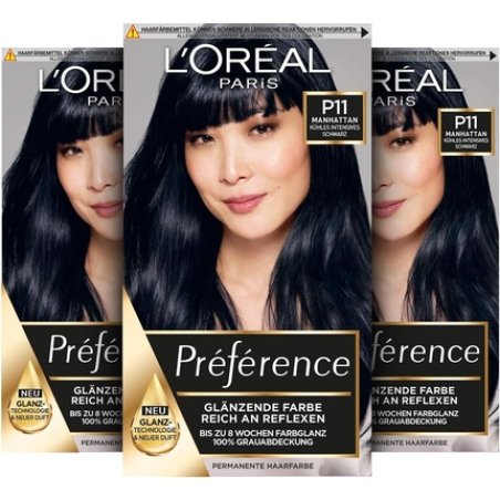 L'Oréal Paris Préférence P11 Cool Intensive Black Manhattan 213g
