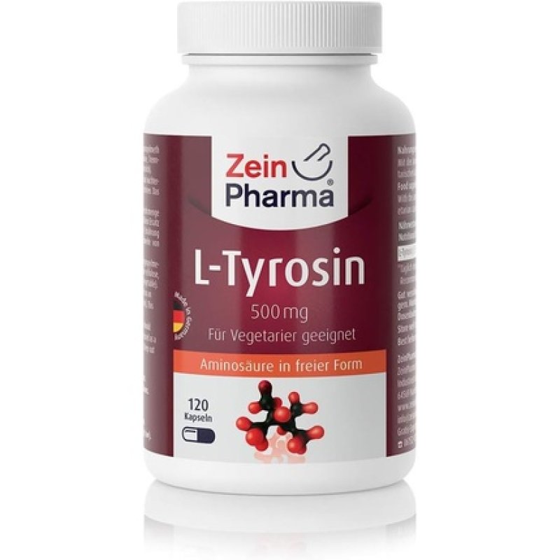 Zeinpharma Ltyrosine 500mg 120 Capsules