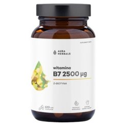 Aura Herbals Biotin B7 2500 G 60 Capsules