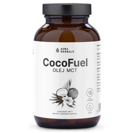 Aura Herbals Cocofuel Mct Oil 1000 Mg 100 Capsules