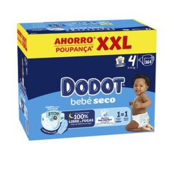 Dodot Stages Xxl Size 4 Diapers 914 Kg 164 Units
