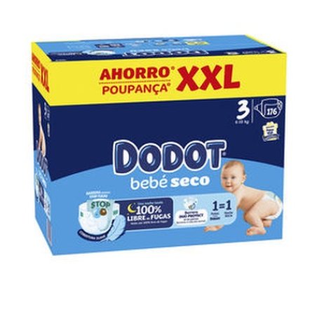Dodot Stages Xxl Size 3 Diapers 610 Kg 176 Units
