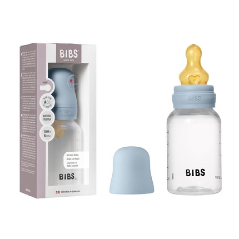 Bibs Baby Bottle Latex Slow Flow 150ml