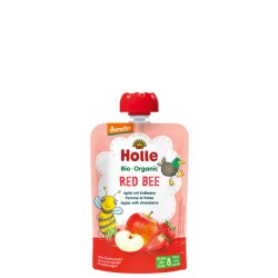 Holle 150104 fruit puree Apple, Strawberry 100 g