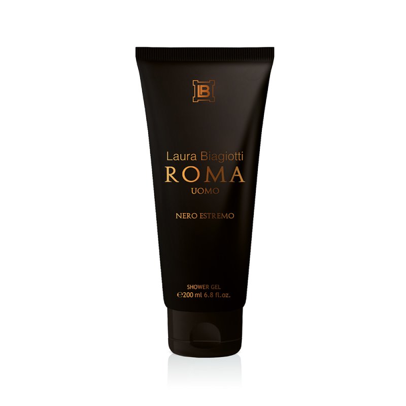 Laura Biagiotti Roma Uomo Nero Estremo 200 ml Shower gel Men Body