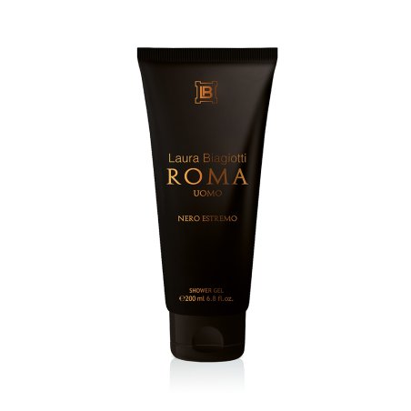 Laura Biagiotti Roma Uomo Nero Estremo 200 ml Shower gel Men Body