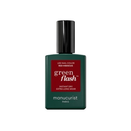 Green Flash Nail Polish Red Hibiscus 15ml