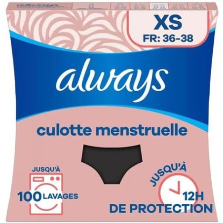 Always Washable Menstrual Panties XS Moderate to Heavy Flow