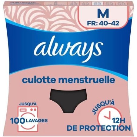 Always Washable Menstrual Panties M Moderate to Heavy Flow