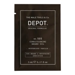 Depot Beard Oil Misterious Vanilla 5 Ml With Vitamin E For Shine & Softness