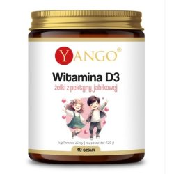 Yango Yango Vitamin D3 Apple Pectin Jellies 40 Jellies