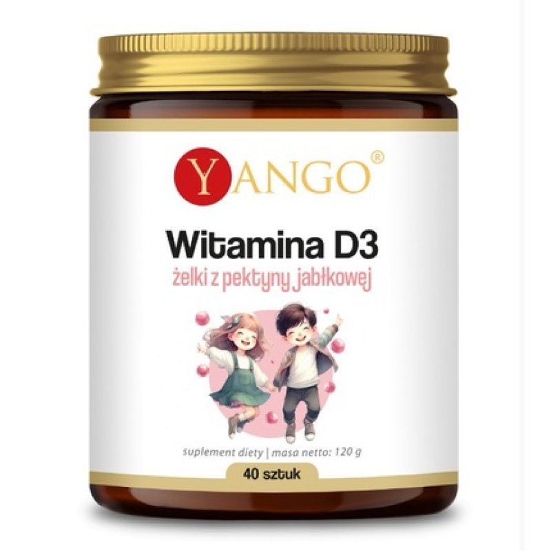 Yango Yango Vitamin D3 Apple Pectin Jellies 40 Jellies