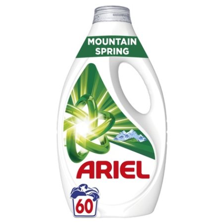Ariel Liquid Detergent Mountain Spring 27 Liters 60 Washes