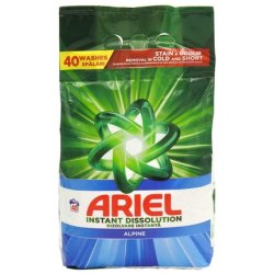 Ariel Washing Powder Automatic Alpine 40 Washes 26 Kilograms