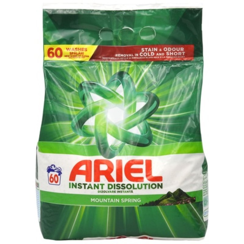 Ariel Automatic Laundry Detergent 39kg Mountain Spring 60 Washes