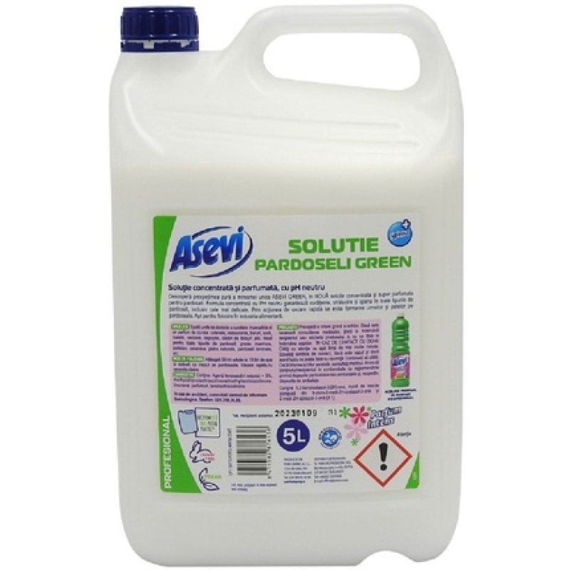 Asevi Floor Solution 5l Green Effective Cleaning For Your Floors