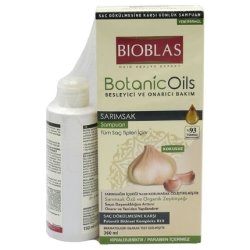 Bioblas Shampoo Botanic Oils 360ml Garlic Nourishing Hair Care