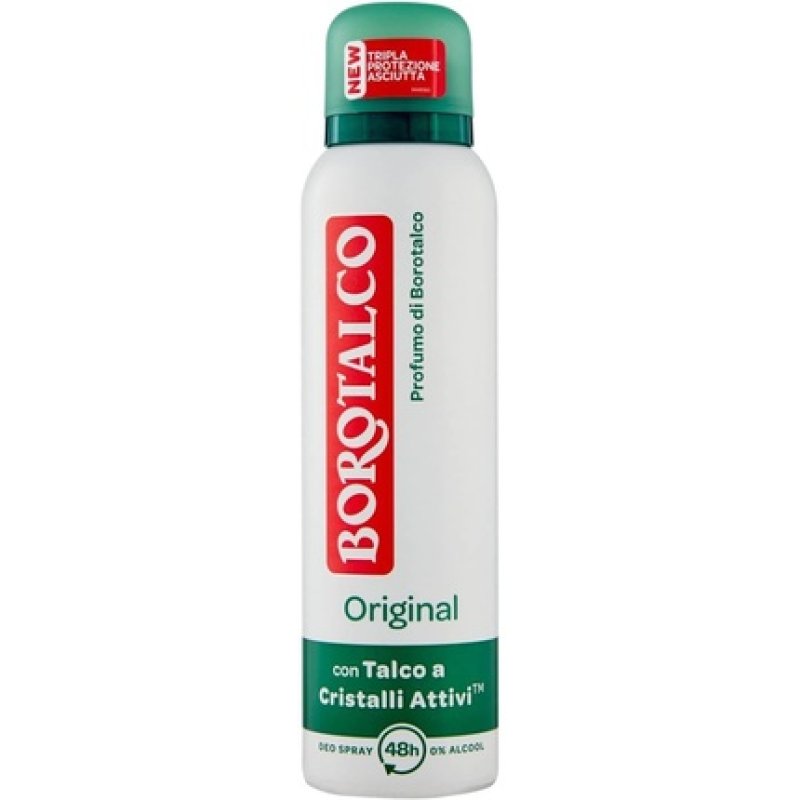 Borotalco Original Deodorant Spray for Men and Women 150ml