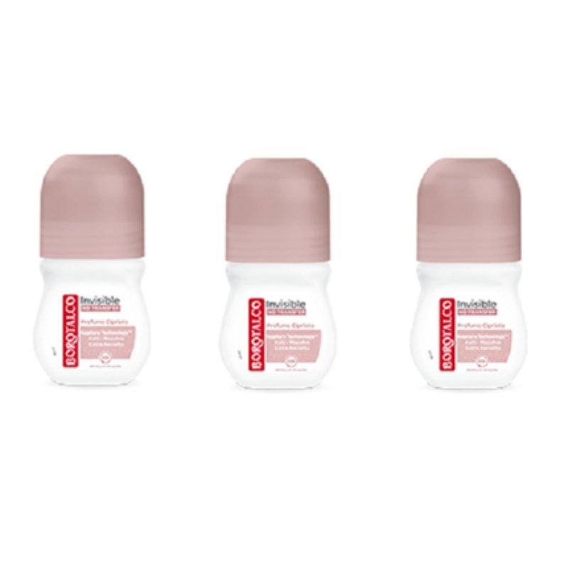 BOROTALCO ROBERTS Invisible Deodorant Roll-On Cipriato No Transfer 50ml