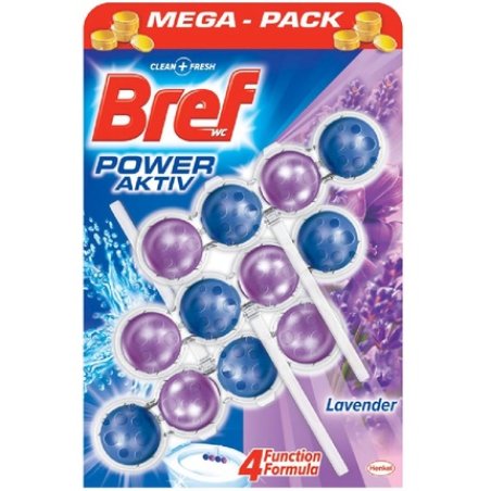 Bref Toilet Odorizer Balls Power Active 3x50g Lavender