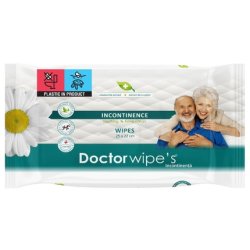 Doctorwipe's Incontinence Wet Wipes 72 Pieces Chamomile