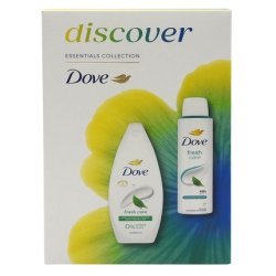 Dove Gift Set Shower Gel 250ml And Deodorant 150ml Discover Fresh Care