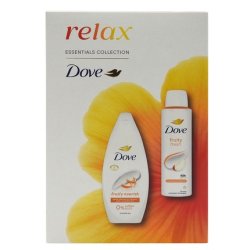 Dove Gift Set Relax Fruity Fresh Shower Gel 250ml Deodorant 150ml