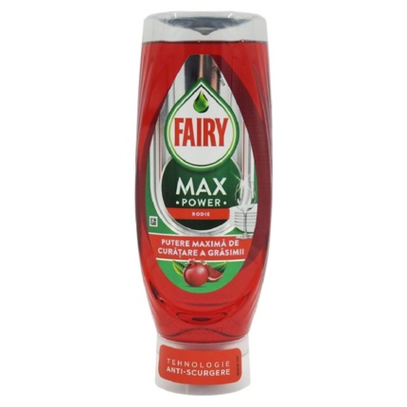 Fairy Liquid Dish Detergent 545ml Max Power Rodie Fairy