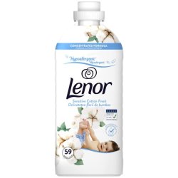 Lenor Fabric Softener 1239ml Sensitive Cotton Fresh 59 Washes