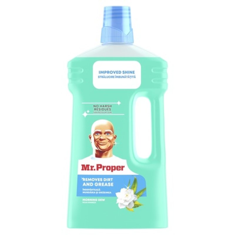 Mr Proper Floor Solution 1l Morning Dew Effective Floor Cleaner