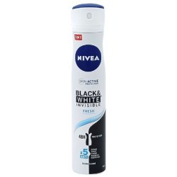 Nivea Antiperspirant Deodorant 200ml Invisible Black & White Fresh