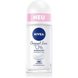 NIVEA Original Care Roll-On Deodorant without Aluminium and Alcohol 50ml - New Formula