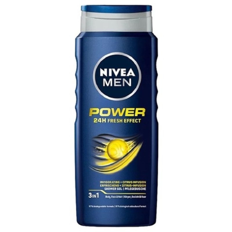 Nivea Shower Gel 500ml Men Power Refresh
