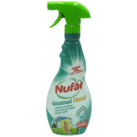 Nufar Window Cleaning Spray Solution 500ml Floral