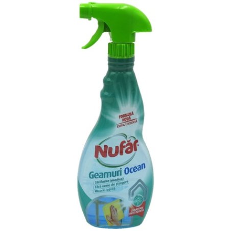 Nufar Window Cleaning Spray Solution 500ml Ocean 56100