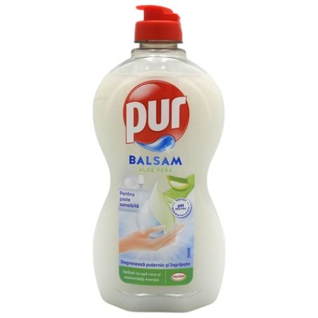 Pur Liquid Dish Detergent 450ml Aloe Vera