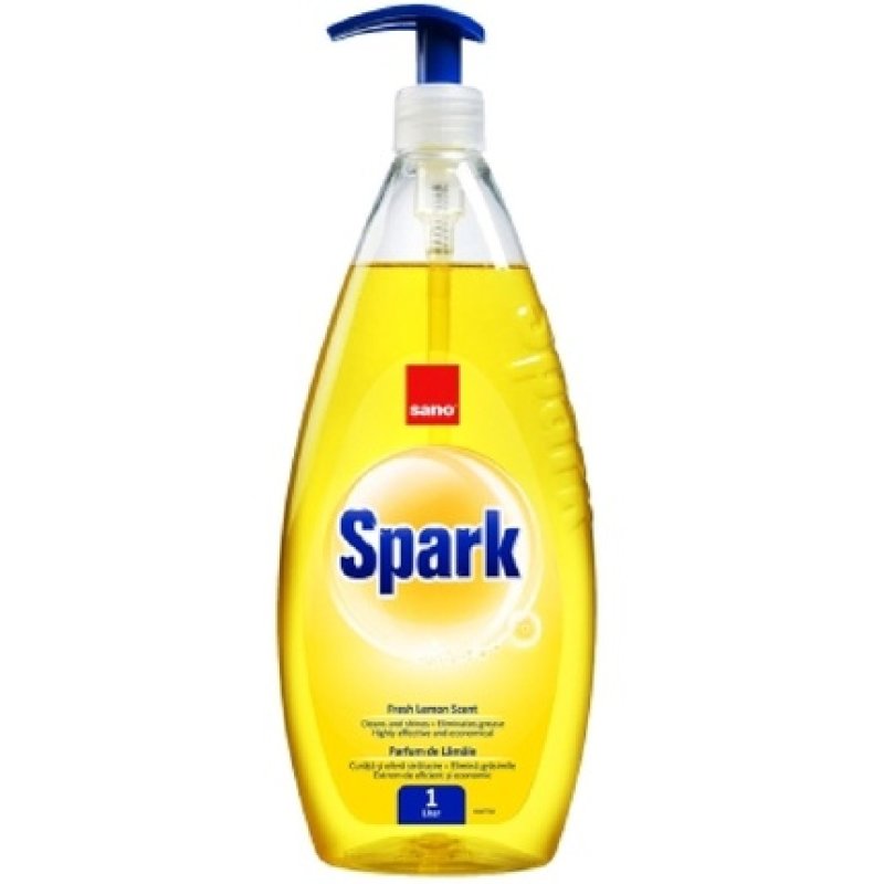 Sano Detergent Vase 1l Spark Lemon Effective Cleaning Solution