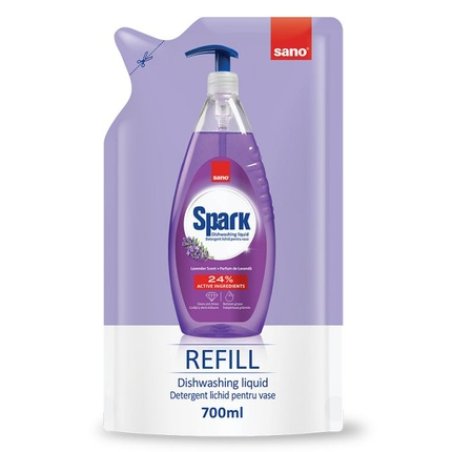 Sano Detergent Vase Rezerva 700ml Spark Lavanda Lavender Scented Cleaning Solution