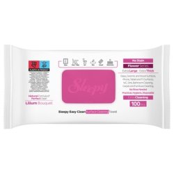 Sleepy Easy Clean Wet Wipes For Multisurfaces Lilium Bouquet 100 Pieces