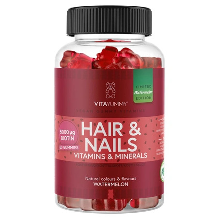 VitaYummy - Hair & Nails (Watermelon) - 60 pcs. (Summer Edition 2026)