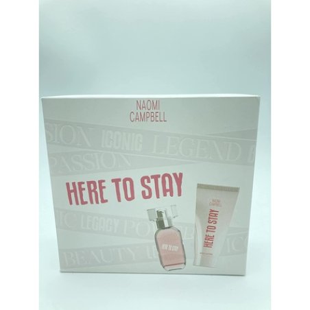 Naomi Campbell Here to Stay Set Femme Eau de Toilette 15ml and Body Lotion 50ml