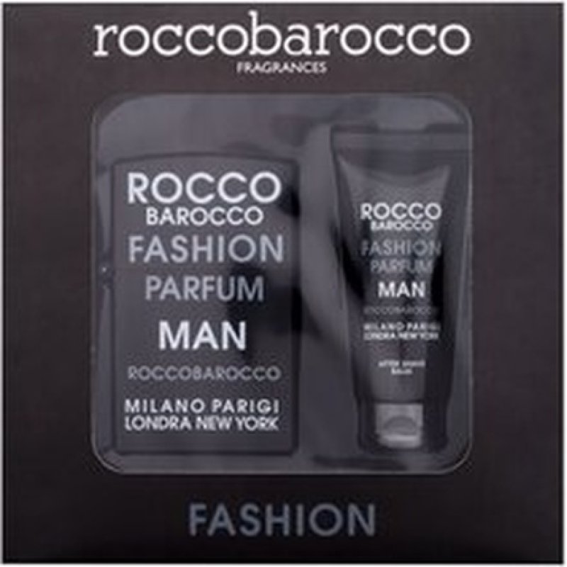 Roccobarocco Fashion Man Gift Set Edt 75 Ml And Aftershave Balm 100 Ml