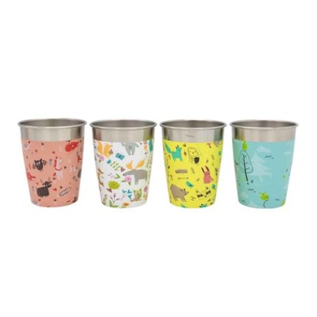 Coffret de 4 gobelets en acier SIGG