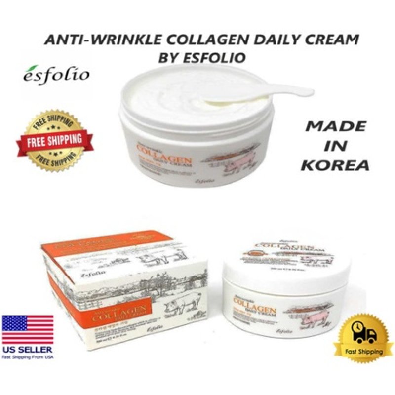 Esfolio Anti-Wrinkle Collagen Day Cream for All Skin Types