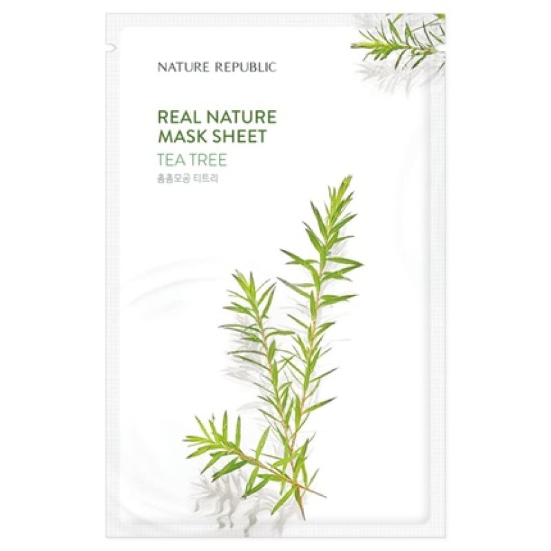 Nature Republic Real Nature Mask Sheet Tea Tree 10 Sheets