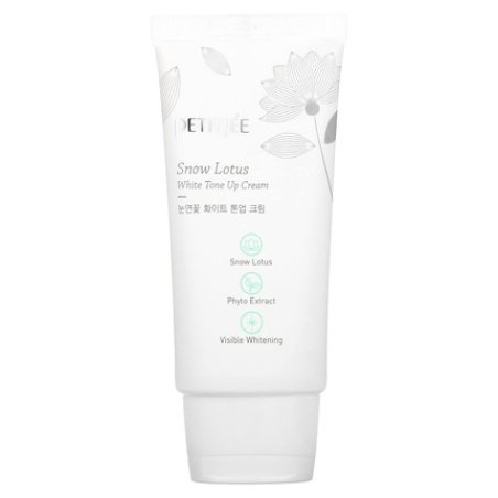Petitfee Snow Lotus White Tone Up Cream - Moisturizing and Brightening