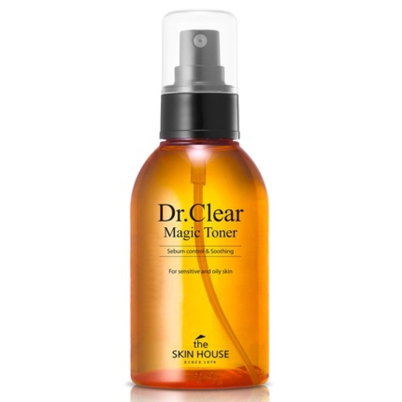 The Skin House Dr. Clear Magic Toner 130ml Sebum Control Soothing Paraben Free Cruelty Free Korean Skin Care