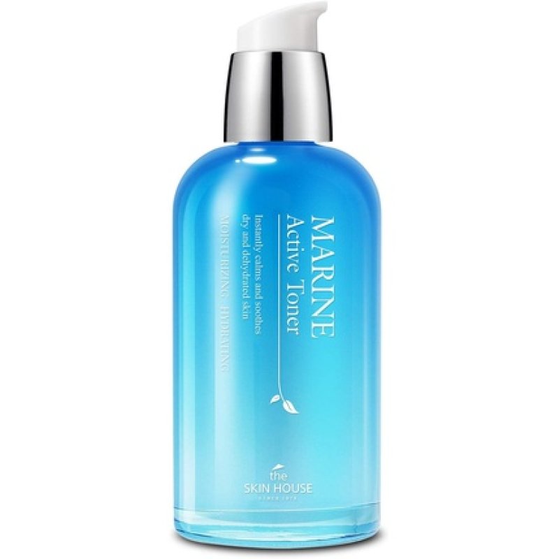 THE SKIN HOUSE Marine Active Toner Hydrating Toner for Face with Hyaluronic Acid Instant Deep Moisturizing