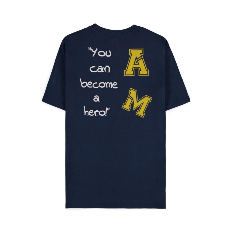 MY HERO ACADEMIA - Navy All Might Quote - T-shirt Homme (S)